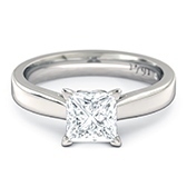 heart solitaire engagement ring