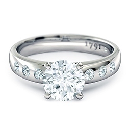 white gold engagement ring