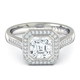 Asscher Diamond Ring