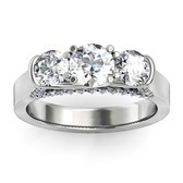 Three Stone Engagement Ring