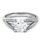 Maia Bead-set Diamond Engagement Ring