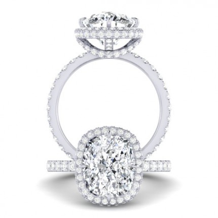 Melhem Diamond Ring in Platinum 950 AU