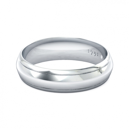 Maia Men's 5mm band in Platinum 950 AU