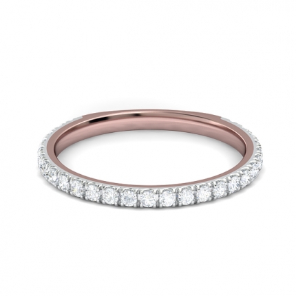AH_Feige_Wedding Diamond Band in 18kt Rose Gold & 18kt White Gold AU