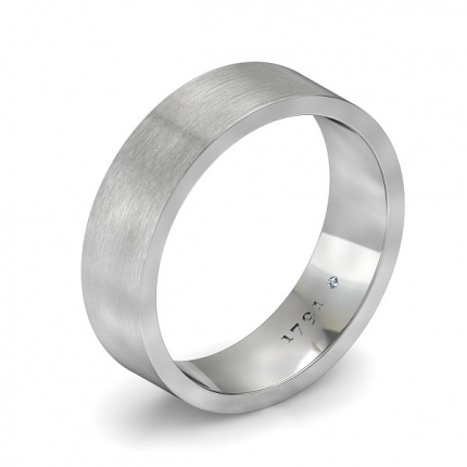 Tome Jones 6mm Platinum Wedding Ring Band in Platinum 950 AU