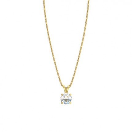 AH_Ndaba Round Brilliant Diamond Band in 18kt Yellow Gold AU