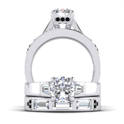 Patel Wedding ring Diamond Band in Platinum 950 AU