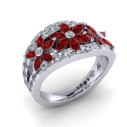 AH_Pullin Diamond Ring in Platinum 950 AU - Main View