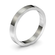 matching wedding Band in Platinum 950 in Platinum 950 AU - Main View