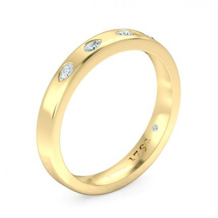 Pero Celebration Ring in 18kt Yellow Gold AU - Main View