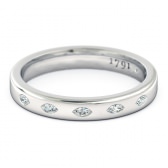 Duchess Celebration Ring in 18kt White Gold