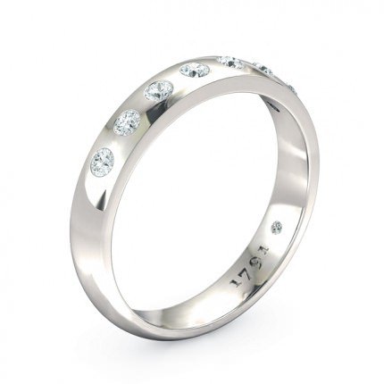 Radiosa Celebration Ring in 18kt White Gold AU - Main View
