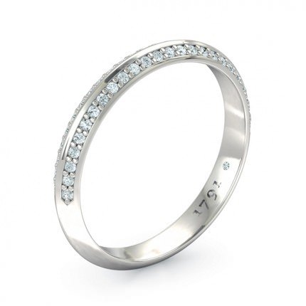 1791 Solitaire Celebration Ring in Platinum 950 AU - Main View