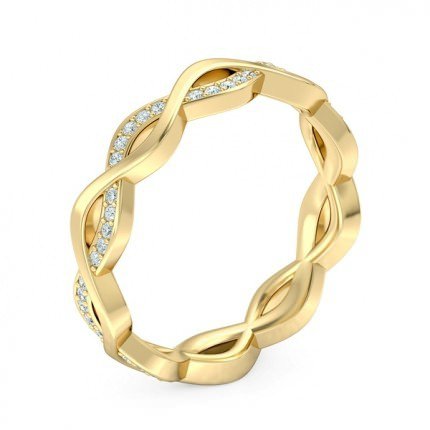 Felicita Celebration Ring in 18kt Yellow Gold AU - Main View