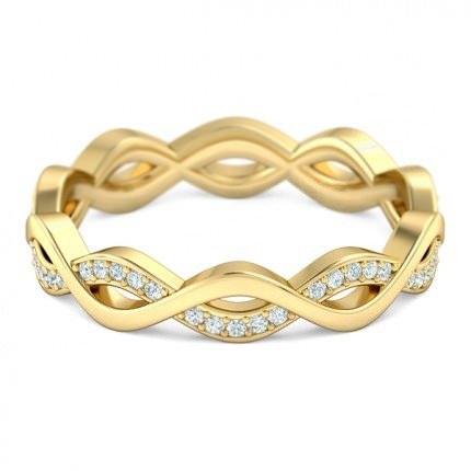 Felicita Celebration Ring in 18kt Yellow Gold AU