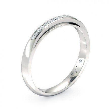 Verita Celebration Ring in 18kt White Gold AU - Main View