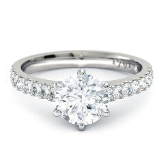 Scintillare Round Brilliant Engagement Ring in Platinum 950