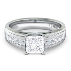 1791 Princess Princess Engagement Ring in Platinum 950