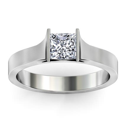 Incenso Princess Diamond Ring in 18kt White Gold AU