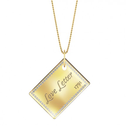 Diamond Surround Necklace in 9kt Yellow Gold AU