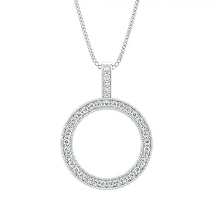 1791 Halo Pendant in Platinum 950 AU