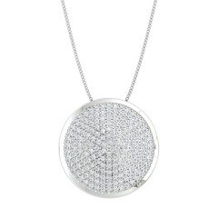 Passione Diamond Necklace in 18kt White Gold