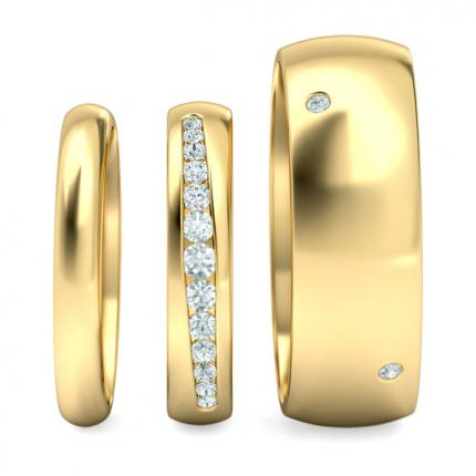 Ignite Matching Set in 18kt Yellow Gold AU