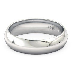 1791 Classic Men's Wedding Band in Platinum 950