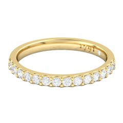 Priana Women's Wedding Band in 18kt Yellow Gold