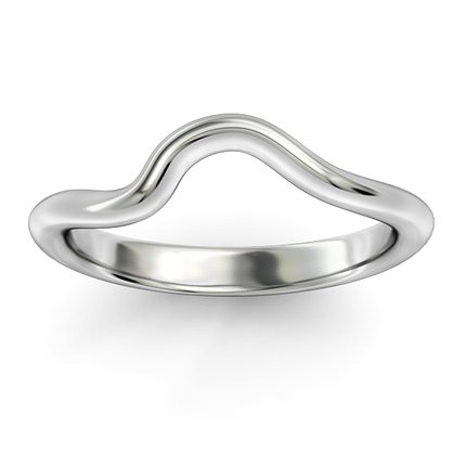 Embrace Wedding Band in Platinum 950 AU