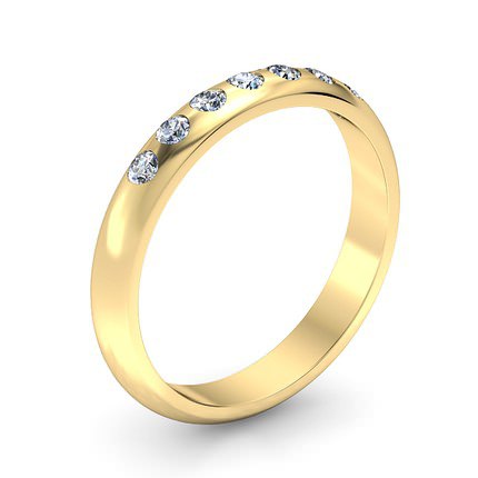Radiosa Wedding band in 18kt Yellow Gold AU - Main View