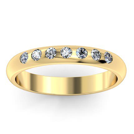 Radiosa Wedding band in 18kt Yellow Gold AU