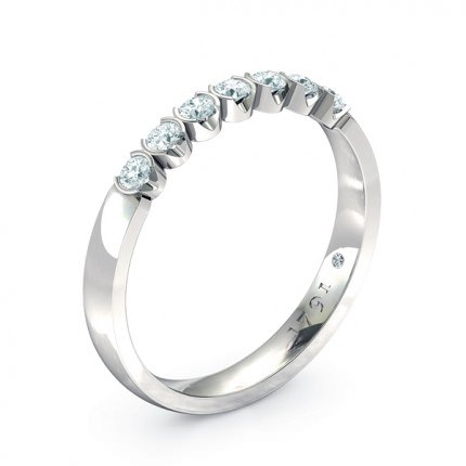 Eternal Women's Wedding Band in Platinum 950 AU - Main View