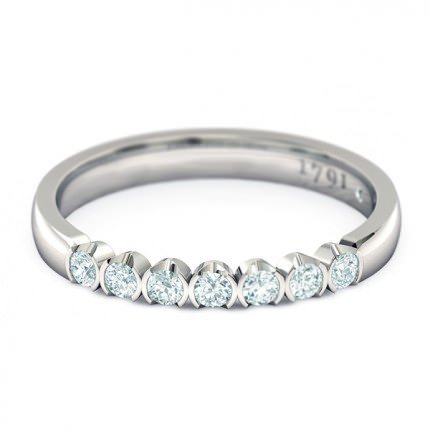 Eternal Women's Wedding Band in Platinum 950 AU