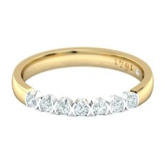 Eternal Women's Wedding Band in 18kt Yellow Gold