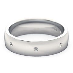 Eternal Men's Wedding Band in Platinum 950