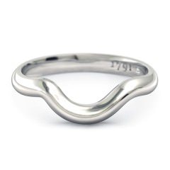 Embrace Women's Wedding Band in 18kt White Gold