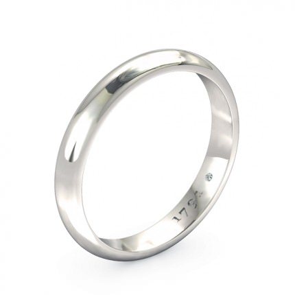 Ignite Women's Wedding Band in 18kt White Gold AU - Main View