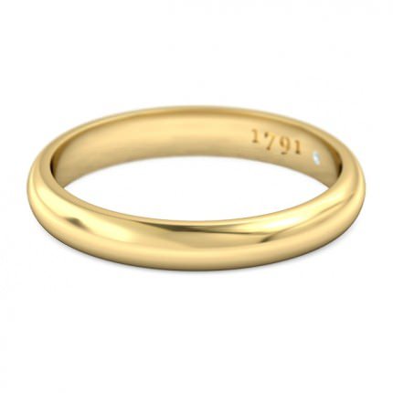 Ignite Women's Wedding Band in 18kt Yellow Gold AU