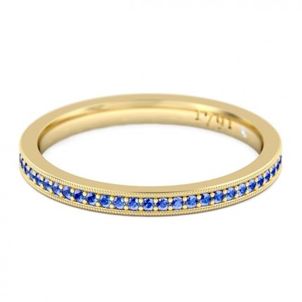 Azure Women's Wedding Band in 18kt Yellow Gold AU