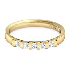 Karine Women's Wedding Band in 18kt Yellow Gold