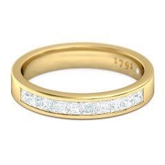 Fiorella Women's Wedding Band in 18kt Yellow Gold