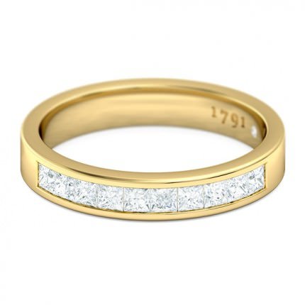 Fiorella Women's Wedding Band in 18kt Yellow Gold AU