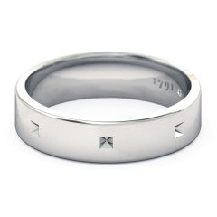 Fiorella Men's Wedding Band in Platinum 950