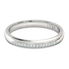 Verita Women's Wedding Band in Platinum 950