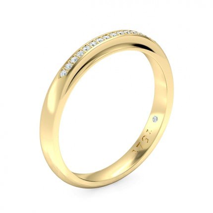 Verita Women's Wedding Band in 18kt Yellow Gold AU - Main View