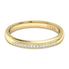 Verita Women's Wedding Band in 18kt Yellow Gold