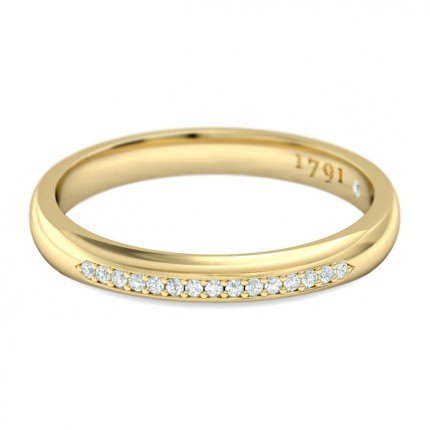 Verita Women's Wedding Band in 18kt Yellow Gold AU