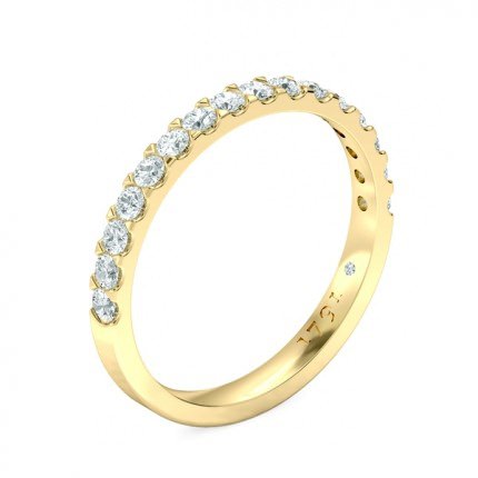 Scintillare Women's Wedding Band in 18kt Yellow Gold AU - Main View