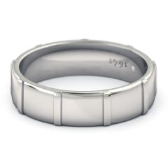Speranza Men's Wedding Band in Platinum 950